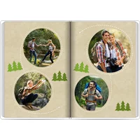 Fotobuch mit Stoffeinband A4 Hochformat - Auf dem Gipfel