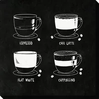 Personalisierte Fotoleinwand 30x30 cm - Café