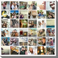 Personalisierte Fotoleinwand 30x30 cm - Insta-Poster