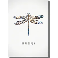 Personalisierte Fotoleinwand 40x50 cm - Libelle