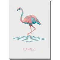 Personalisierte Fotoleinwand 40x50 cm - Flamingo