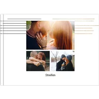 Starbook A4 Querformat - Streifen