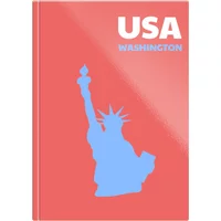 Starbook A4 Hochformat - Ferien im Minimalstil - USA