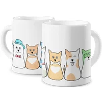 Zaubertasse - Hundefamilie