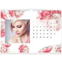 Fotokalender A3 Querformat - Blumen