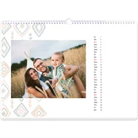 Fotokalender A3 Querformat - Subtiler Boho