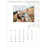 Fotokalender A3 Hochformat - Subtiler Boho