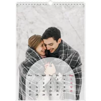 Fotokalender A3 Hochformat - Subtle