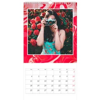 Fotokalender XL - Rot
