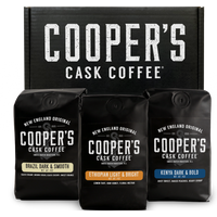 Espresso Coffee Box Set / Classic Black & White / 24oz