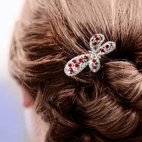 Set Of 3 Jewelled Hair Combs