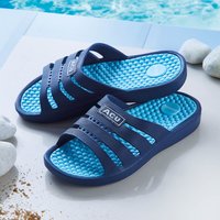 Mens Massage Slippers Blue Size 9