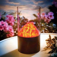 Volcano Lamp With 5 Warm White LEDs, H21 Dia 11cm