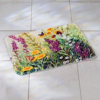 Non Slip Mat W60 X D42cm, 15mm Thick, Textile/Foam/PVC