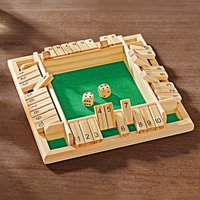 Shut the Box Game (4 Player) W22.2 xL22.2cm, Great Fun for the Whole Family