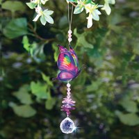 Purple Butterfly Sun Catcher