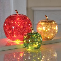 Led Decorative Apple Green 10 Cm