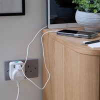 Usb Adaptor With Pass-Through Plug