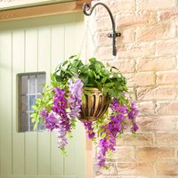 Artificial Wisteria Hanging Planter