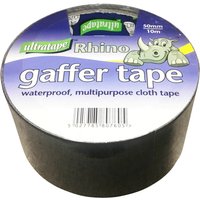 Cloth Gaffa Tape 50Mm Black 10M Twin Pack