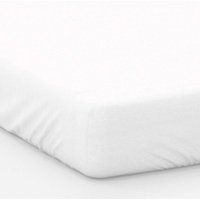Egyptian Cotton White Double Fitted Sheet
