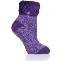 Heat Holder Ankle Socks Purple