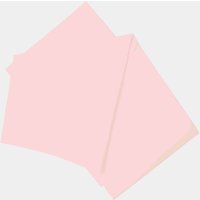 Brushed Cotton Powder Pink King Flat Sheet