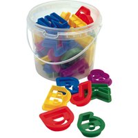 Letter & Numbers 36 Cookie Cutter Set Bucket