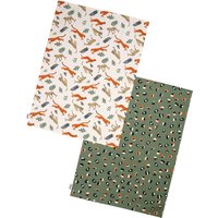 Leopard Print Set Of 2 Tea Towels