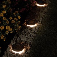 Led Ayr Solar Avignon Ground Light - Pack Of 4