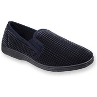 Uk 12 Highbury Twin Gusset Slipper Navy