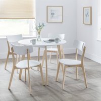 Pk4 Capri Stacking Dining Chair White
