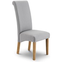 2 Pack Paulo Scrollback Dining Chair Grey