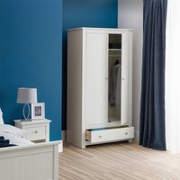 Riley 2 Door Combination Wardrobe White