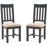 2 Pack Veneto Dining Chair Dark Grey
