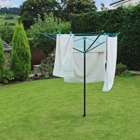 30M 3 Arm Rotary Airer – Slate Grey