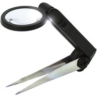 Led Tweezer With Magnifier