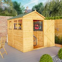 Mercia 7 X 5Ft Shiplap Apex Shed