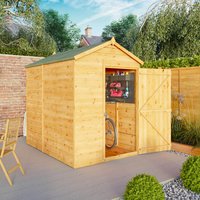 Mercia 7 X 5Ft Shiplap Apex Windowless Shed
