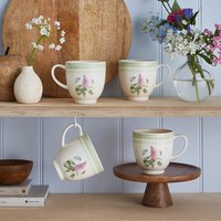 Bg Sketch Mugs Set Of 4 Lilac