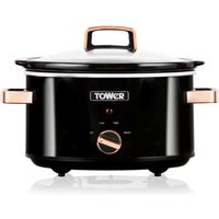 Tower Slow Cooker 3.5L Black Rose Gold