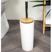 Sonata White Toilet Brush & Holder