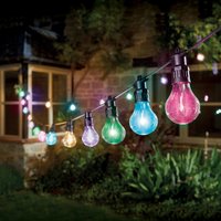 Multi Coloured X 10 Connectable Decor Festoon Lights