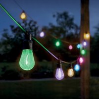 Multi Coloured X 10 Connectable Vintage Festoon Lights