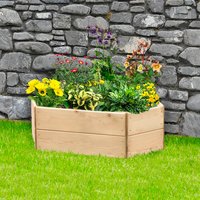 Extended Hexagonal Raised Bed 60Cm X 30Cm - 2 Tier