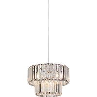 Chrome And Clear Non Elec Shade