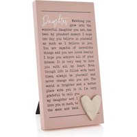 Moments Standing Plaque Daughter