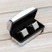 Cufflinks Square Engravable Box