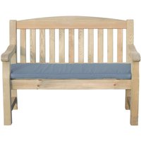 Emily 2 Seater Seat Pad Dark Grey