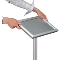 Freestanding Aluminium Menu Display Stand A4 Freestanding Aluminium Menu Display Stand A4